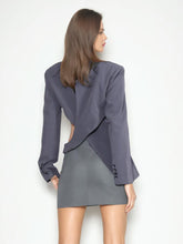 Blazer asymétrique ajouré chic